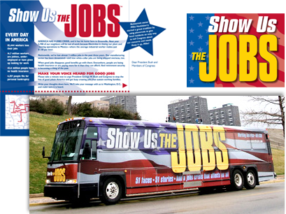 AFL-CIO Show Us the Jobs Bus Tour